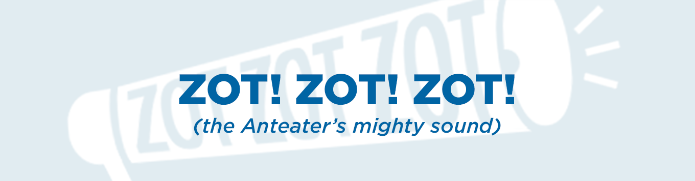 Zot! Zot! Zot! The anteater's mighty sound