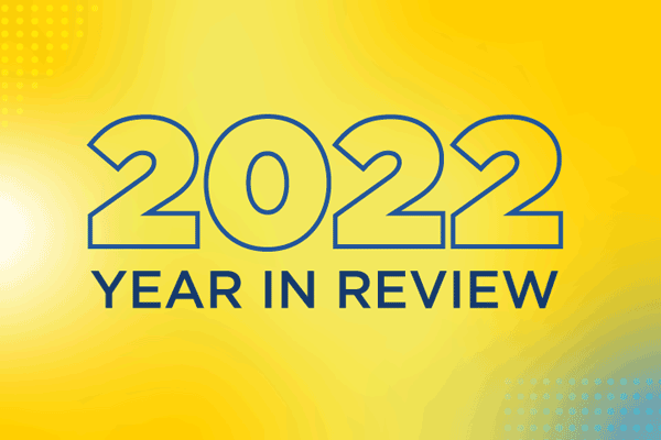 2022 Year in Review graphic