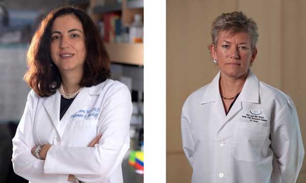 Dr. Daniela Bota (left) and Aileen Anderson, Ph.D