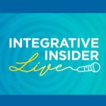 Integrative Insider Live logo with illustration of microphone.